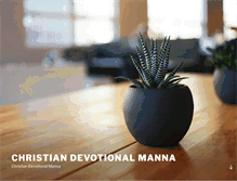 Tablet Screenshot of manna.christianchannel.us