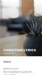 Mobile Screenshot of christianlyrics.christianchannel.us